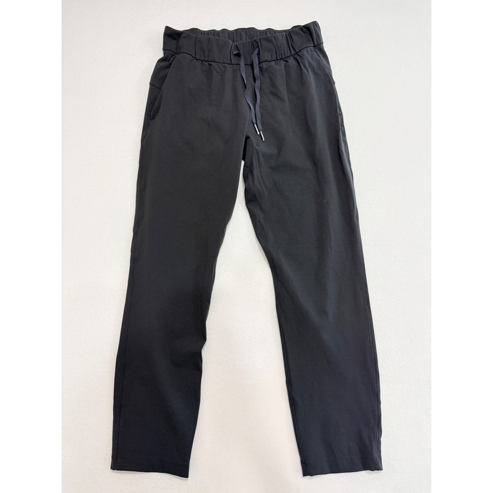 Lululemon On the Fly Pant Size 6 Black Minimalist Quiet Luxury Streetwear